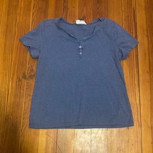 Blue Henley top